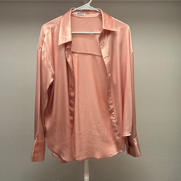 Satin button up - Picture 1 of 1
